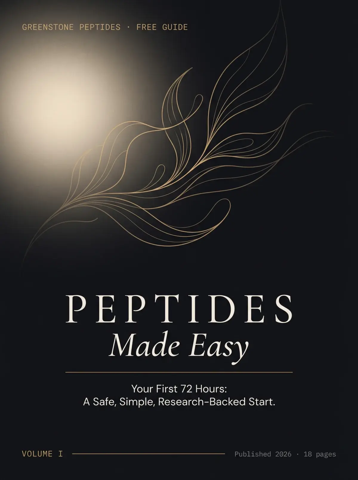 Peptides Made Easy — Volume I free guide cover
